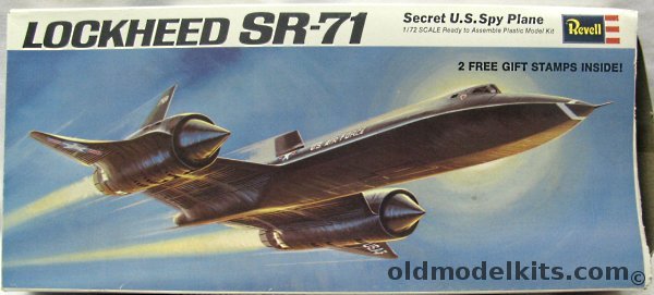 Revell 1/72 Lockheed SR-71 Blackbird, H212-200 plastic model kit